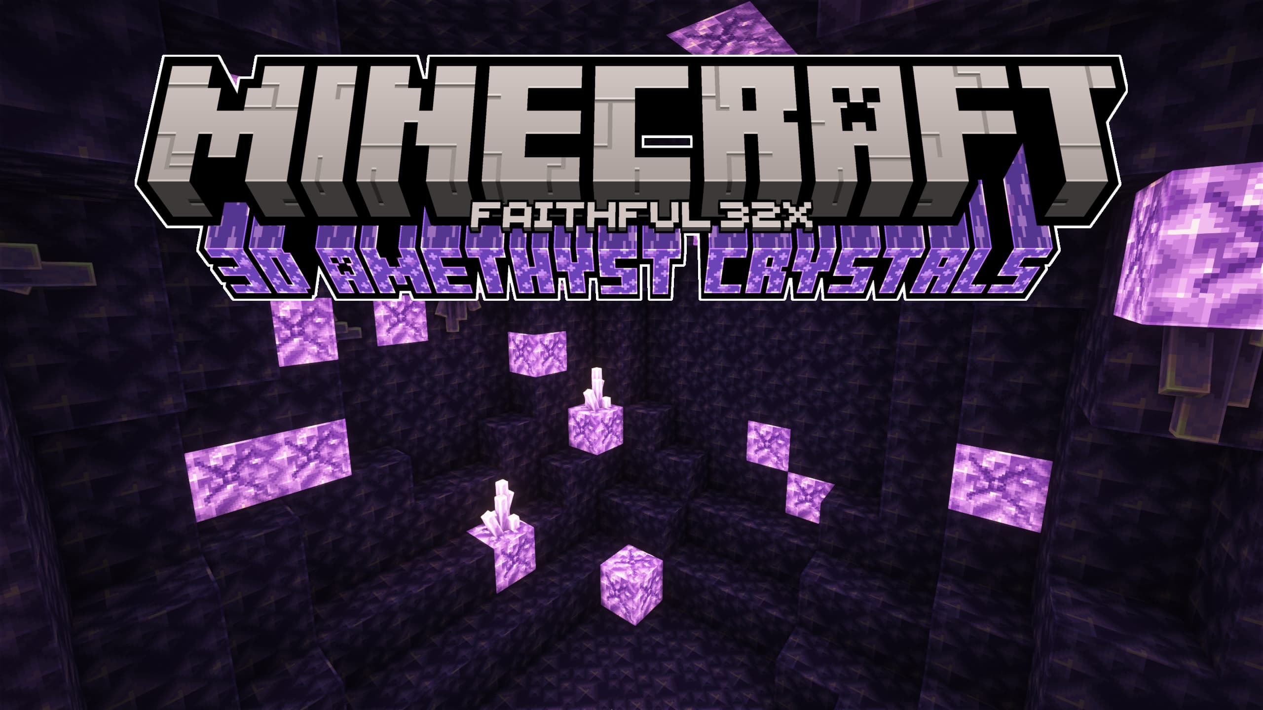 This pack makes that the amethyst have a 3D model