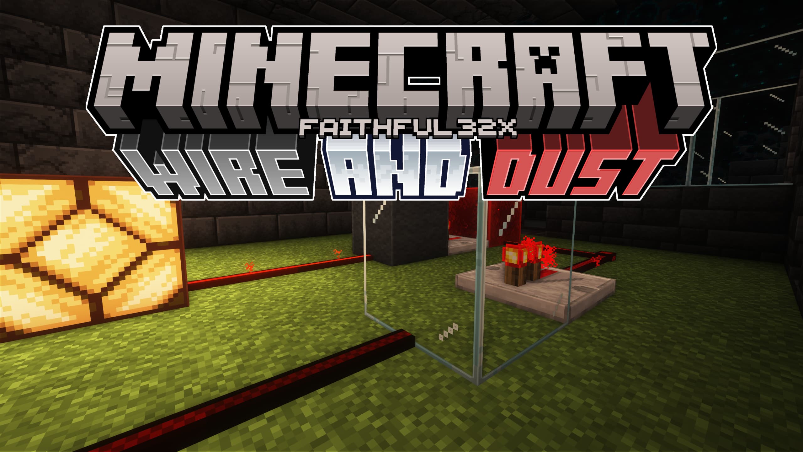 This pack makes that strings placed in the overworld as well as redstone dust have a 3D model! It also makes tripwires in 3D.